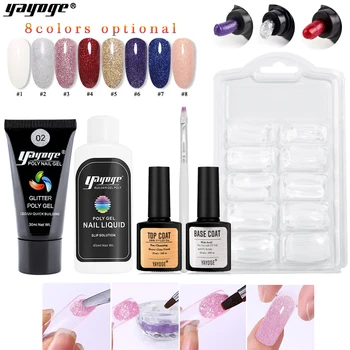 Yayoge 15ml/30ml Poly Nail Gel Kit LED UV Building Gel Polish Nail Extensions Manicure Base Top Coat Acrylic Gel Tip Enhancement
Yayoge 15ml/30ml Poly Nail Gel Kit LED UV Building Gel Polish Nail Extensions Manicure Base Top Coat Acrylic Gel Tip Enhancement