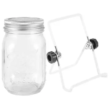 450/940 Ml Glass Sprouter Jars Wide Mouth Mason Jars Seed Sprouting Jar Kit For Home Kitchen Garden With Lid And Rack 
450/940 Ml Glass Sprouter Jars Wide Mouth Mason Jars Seed Sprouting Jar Kit For Home Kitchen Garden With Lid And Rack