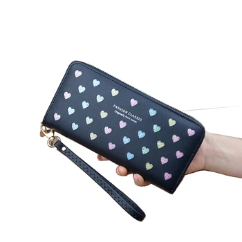 Korean Version Of The New Wallet Ladies Long Large-Capacity Mobile Phone Bag Wild Love Color Hollow Hand Wallet Credit Card Bags
Korean Version Of The New Wallet Ladies Long Large-Capacity Mobile Phone Bag Wild Love Color Hollow Hand Wallet Credit Card Bags