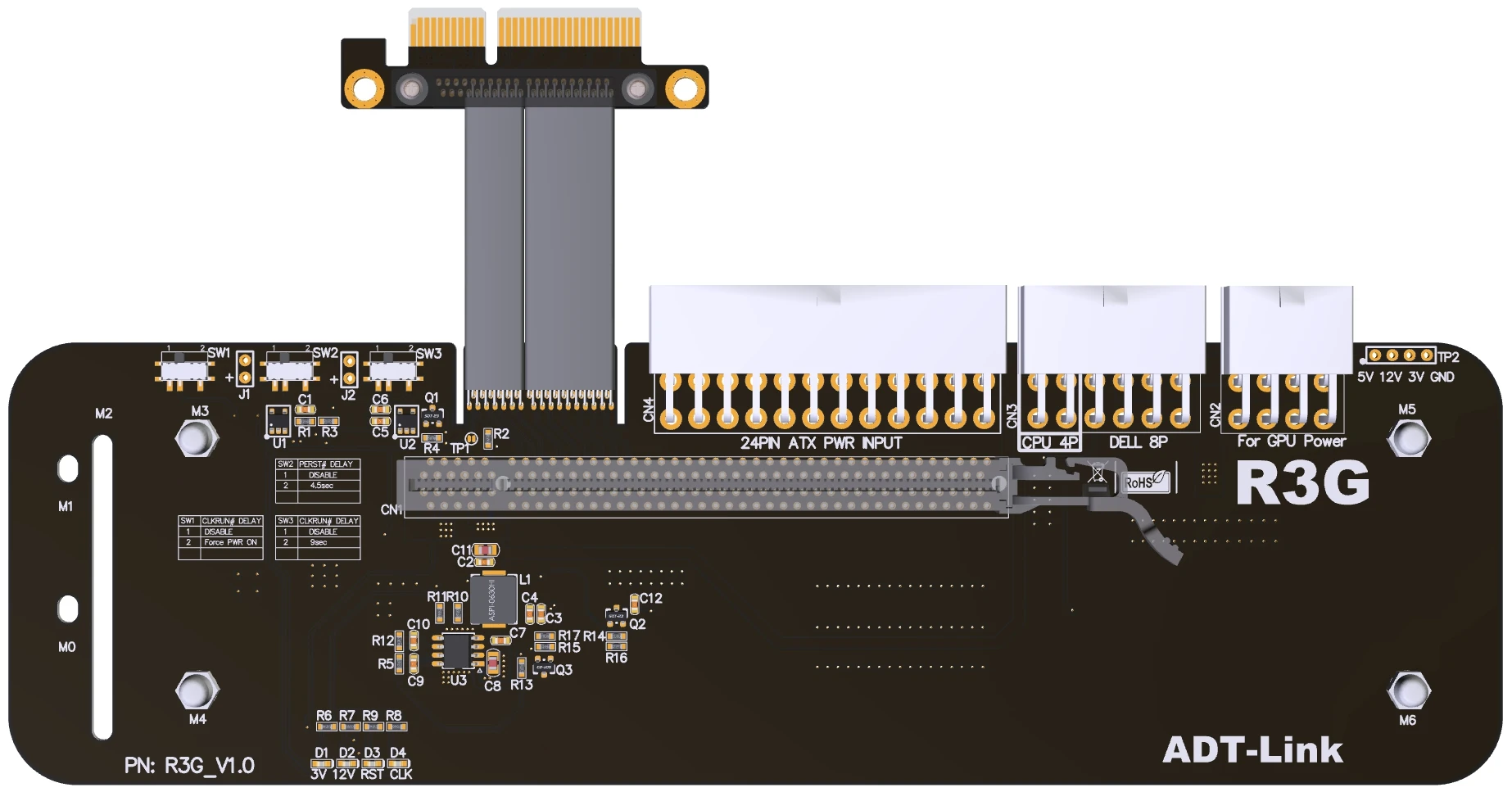 32Gb.s PCI-E 3.0 4x External Graphics Card Stand bracket PCIe 3.0 x4 Riser Cable 25cm 50cm External Independent Video Card Dock
32Gb.s PCI-E 3.0 4x External Graphics Card Stand bracket PCIe 3.0 x4 Riser Cable 25cm 50cm External Independent Video Card Dock
