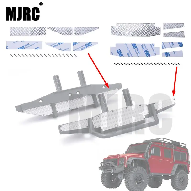 1/10 simulation climbing car TRAXXAS Defender TRX-4 front bumper reflective strip TRX4 rear bumper non-slip decorative piece
1/10 simulation climbing car TRAXXAS Defender TRX-4 front bumper reflective strip TRX4 rear bumper non-slip decorative piece