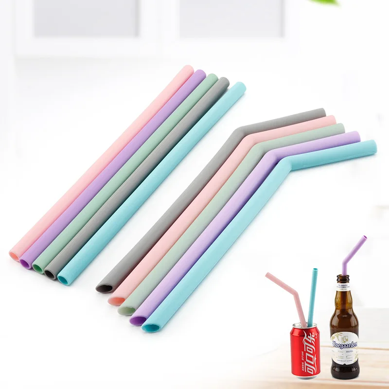 6Pcs Reusable Silicone Drinking Straws Set, Long Flexible Straws with Cleaning Brushes for 20 oz Tumbler Bar Party Straws
6Pcs Reusable Silicone Drinking Straws Set, Long Flexible Straws with Cleaning Brushes for 20 oz Tumbler Bar Party Straws