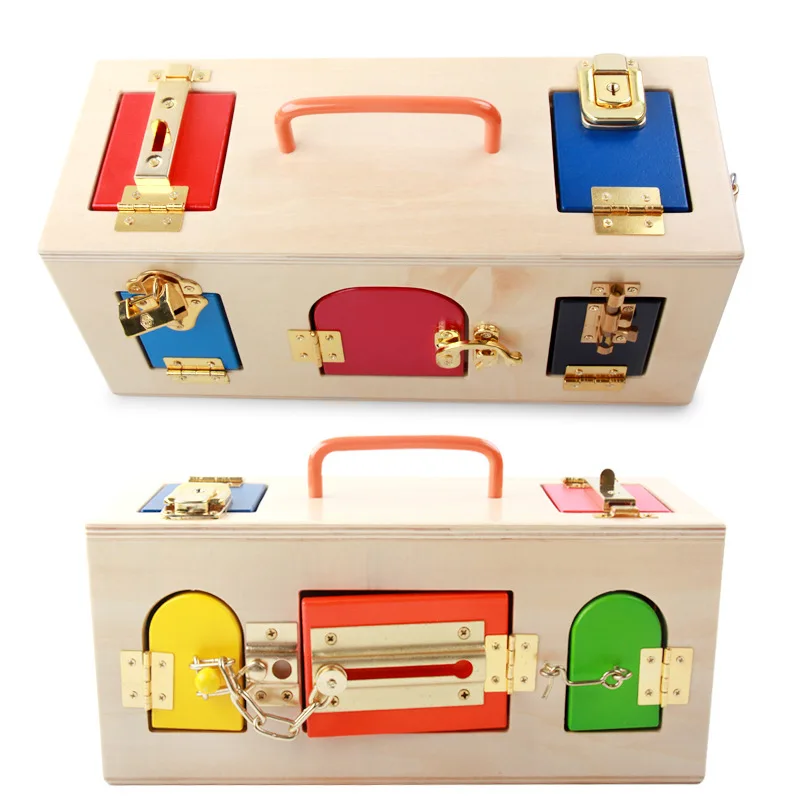 Montessori Training Aid Children Early Childhood Educational Unlocking Scientific And Educational Toy Lock Box Children Gift
Montessori Training Aid Children Early Childhood Educational Unlocking Scientific And Educational Toy Lock Box Children Gift