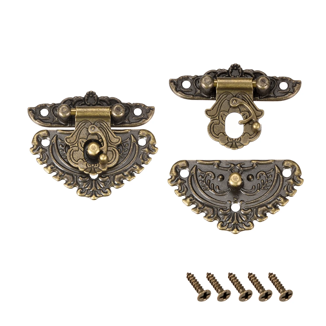 uxcell 2 Sets Wood Case Chest Box Rectangle Clasp Closure Hasp Latches Bronze Tone 55 x 48mm
uxcell 2 Sets Wood Case Chest Box Rectangle Clasp Closure Hasp Latches Bronze Tone 55 x 48mm