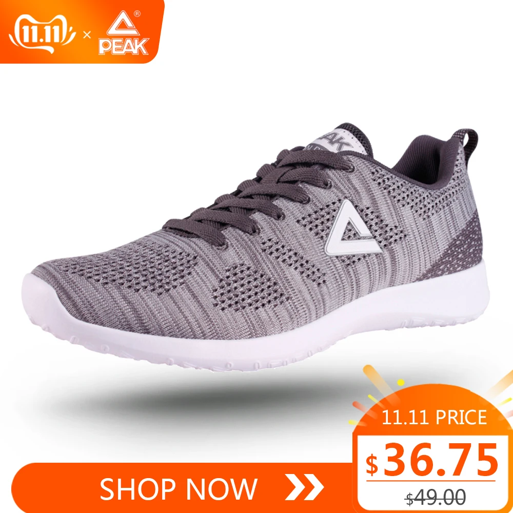 PEAK Running Shoes Fitness Tennis Shoes Breathable Textile Men's Sport Shoes Comfort Cushion Light Running Sneakers EW7231E
PEAK Running Shoes Fitness Tennis Shoes Breathable Textile Men's Sport Shoes Comfort Cushion Light Running Sneakers EW7231E