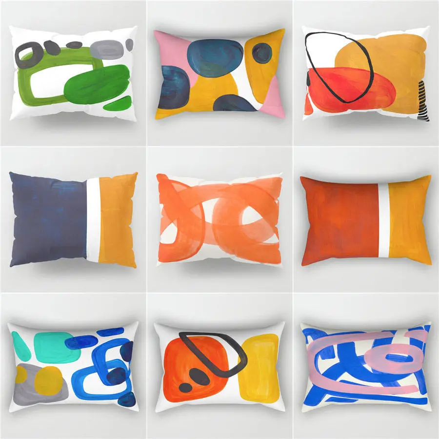 Abstract Personality Geometric Lines Painted Waist Pillow Case Double Sided Printing Velvet Living Room Bedroom Sofa Cushion
Abstract Personality Geometric Lines Painted Waist Pillow Case Double Sided Printing Velvet Living Room Bedroom Sofa Cushion