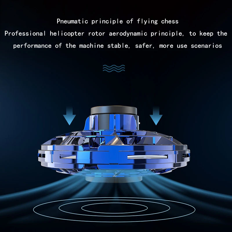 New mini UFO fingertip aircraft gyro free route swing creative decompression toy luminous aircraft induction toy
New mini UFO fingertip aircraft gyro free route swing creative decompression toy luminous aircraft induction toy