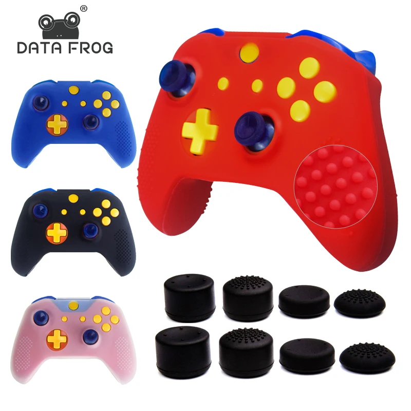 DATA FROG Silicone Protective Cases Cover for XBOX ONE Slim Controller Anti-Slip Rubber with Thumb Stick Grip for XBOX ONE SLIM
DATA FROG Silicone Protective Cases Cover for XBOX ONE Slim Controller Anti-Slip Rubber with Thumb Stick Grip for XBOX ONE SLIM
