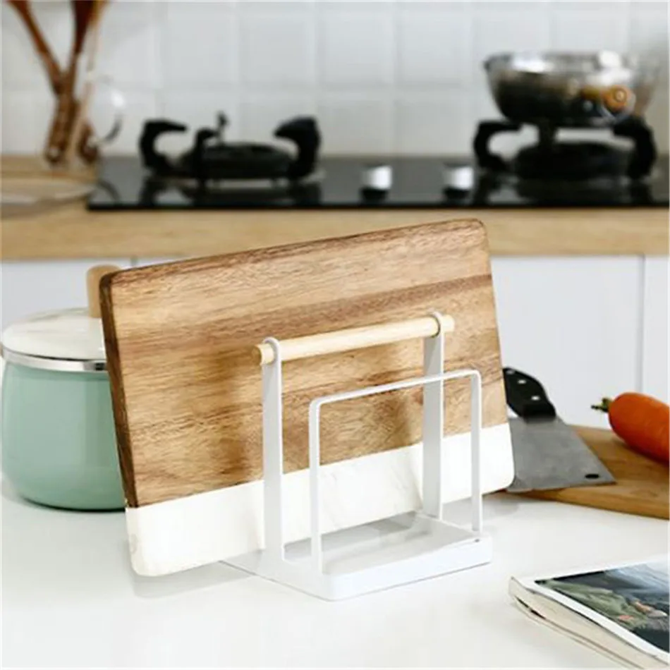 TTLIFE Iron Cutting Board Storage Stand Household Wooden Handle Vertical Cutting Board Rack Multifunctional Kitchen Stand
TTLIFE Iron Cutting Board Storage Stand Household Wooden Handle Vertical Cutting Board Rack Multifunctional Kitchen Stand