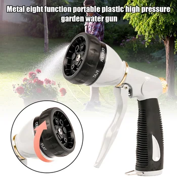 High Pressure Garden Hose Nozzle Alloy Hose Spray Nozzle 8 Functions Adjustable Water Hose Nozzle for Watering Car Washing FP8
High Pressure Garden Hose Nozzle Alloy Hose Spray Nozzle 8 Functions Adjustable Water Hose Nozzle for Watering Car Washing FP8