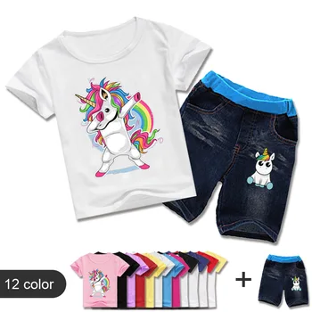 2-16Y Cute Dabbing Pug T Shirt Jeans Clothes Sets Boys Summer Clothing Toddler Girls Cartoon Top Shorts Denim Pants Sport Suit
2-16Y Cute Dabbing Pug T Shirt Jeans Clothes Sets Boys Summer Clothing Toddler Girls Cartoon Top Shorts Denim Pants Sport Suit