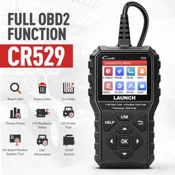 Launch CR529 OBD OBD2 OBDII EOBD Scanner Diagnostic Tool Automotive Scanner Full OBD Function Code Reader PK Launch CR3001 CR319
Launch CR529 OBD OBD2 OBDII EOBD Scanner Diagnostic Tool Automotive Scanner Full OBD Function Code Reader PK Launch CR3001 CR319