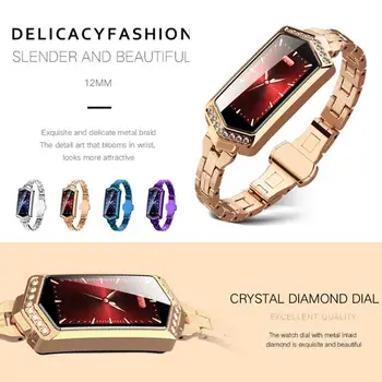 Smart Bracelet for Women Fitness Tracker Heart Rate Monitor Color Screen Smart Watch Sleep Calorie Counter Girl's Watch 2019 New
Smart Bracelet for Women Fitness Tracker Heart Rate Monitor Color Screen Smart Watch Sleep Calorie Counter Girl's Watch 2019 New