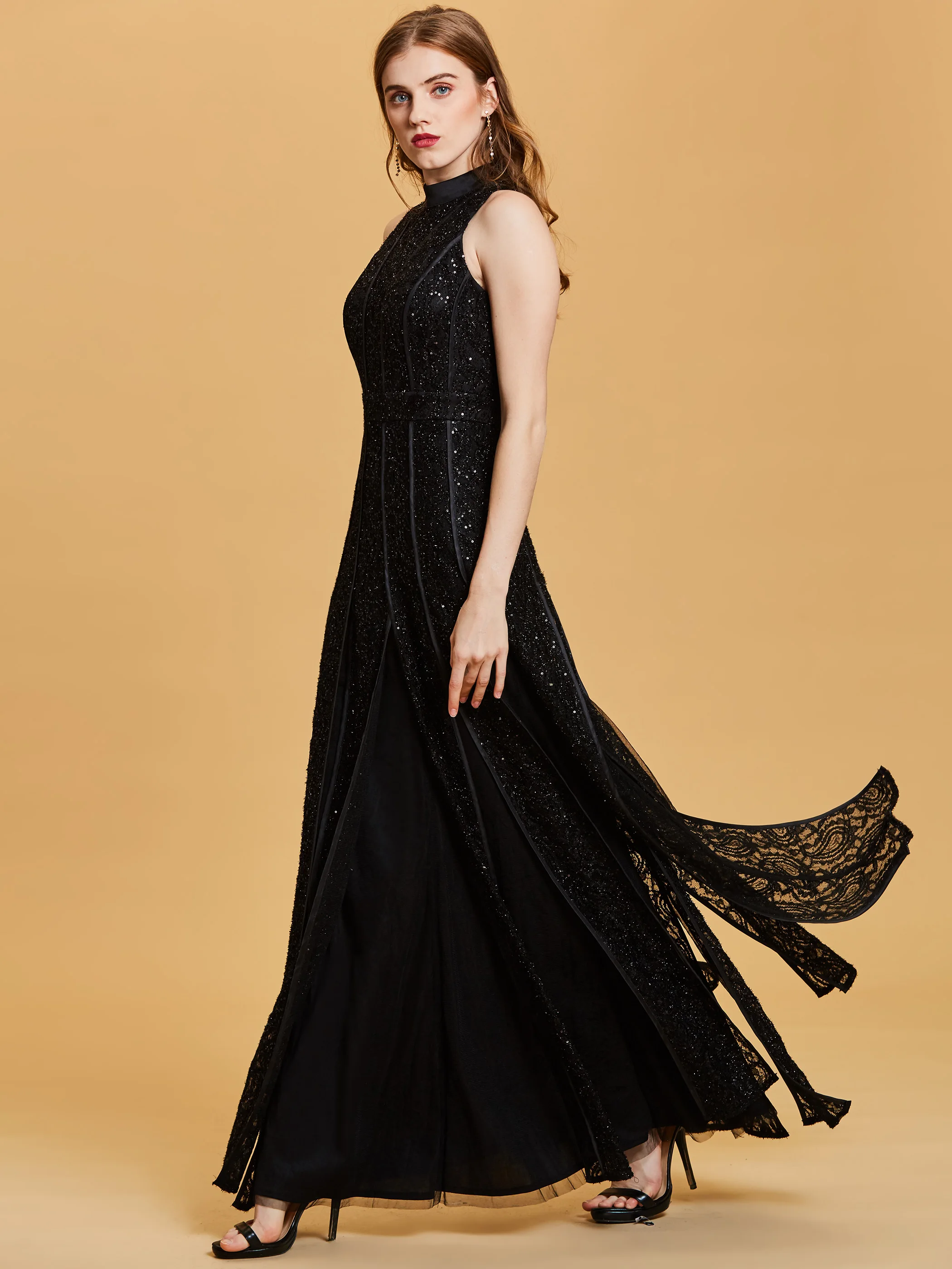 Sequins Black Evening Dress Women Elegant Sleeveless A Line Party Long Dresses Sexy Ribbons Formal Gown Blue Robe De Soiree
Sequins Black Evening Dress Women Elegant Sleeveless A Line Party Long Dresses Sexy Ribbons Formal Gown Blue Robe De Soiree