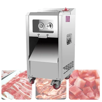 Vertical Meat Slicer Stainless Steel Fully Automatic Shred Slicer Dicing Machine Electric Multi Function Meat Grinder Machine
Vertical Meat Slicer Stainless Steel Fully Automatic Shred Slicer Dicing Machine Electric Multi Function Meat Grinder Machine