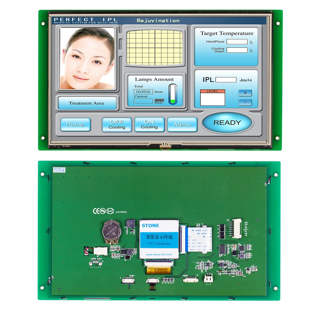 Intelligent TFT LCD Display 10.1 inch HMI Resistive Touch Panel with Program + Serial Interface 100PCS
Intelligent TFT LCD Display 10.1 inch HMI Resistive Touch Panel with Program + Serial Interface 100PCS