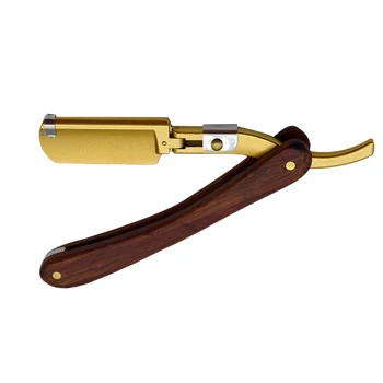 Folding Knife Wood Handle Shaving Shear Razor Professional Hairdresser Razor Change Knife Blade
Folding Knife Wood Handle Shaving Shear Razor Professional Hairdresser Razor Change Knife Blade