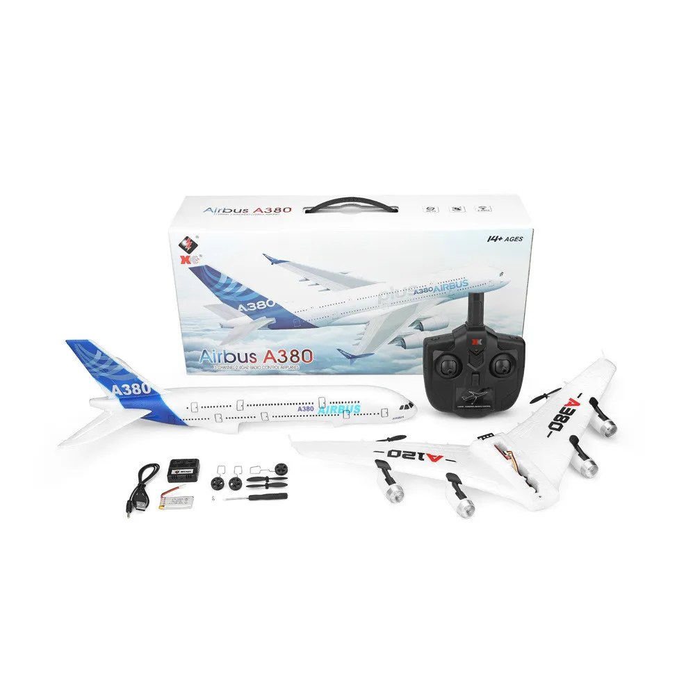Simulation Airbus A120-A380 2.4GHz 3CH RC Airplane Fixed Wing Glider Drone Aeromodelling Remote Control Aircraft Flight Toys
Simulation Airbus A120-A380 2.4GHz 3CH RC Airplane Fixed Wing Glider Drone Aeromodelling Remote Control Aircraft Flight Toys