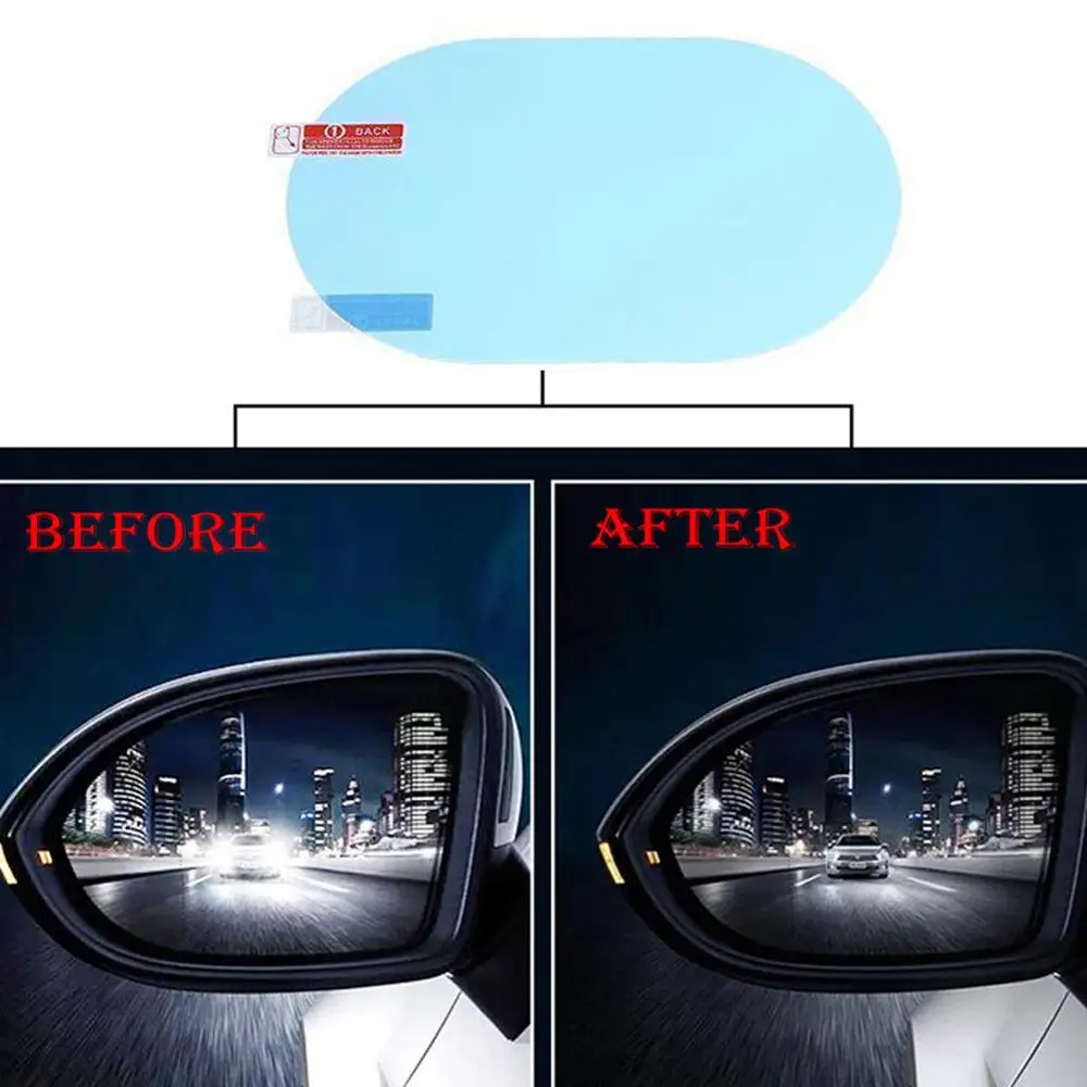 2Pcs Car Rear Mirror Protective Film Anti Fog Window Clear Rainproof Rear View Mirror Protective Soft Film Auto Accessories
2Pcs Car Rear Mirror Protective Film Anti Fog Window Clear Rainproof Rear View Mirror Protective Soft Film Auto Accessories