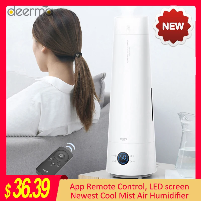 2020 Deerma LD220 4L Smart Air Humidifier Touch-screen Standing Cool Mist Aromatherapy Essential Oil Humidifier Remote Control
2020 Deerma LD220 4L Smart Air Humidifier Touch-screen Standing Cool Mist Aromatherapy Essential Oil Humidifier Remote Control