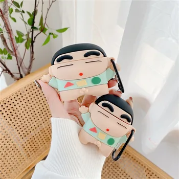 Japan Cute Cartoon Crayon Shin-chan Shockproof Headset Cover For Apple Airpods Pro 2 1 Solid Silicone Protection Earphone Cases
Japan Cute Cartoon Crayon Shin-chan Shockproof Headset Cover For Apple Airpods Pro 2 1 Solid Silicone Protection Earphone Cases