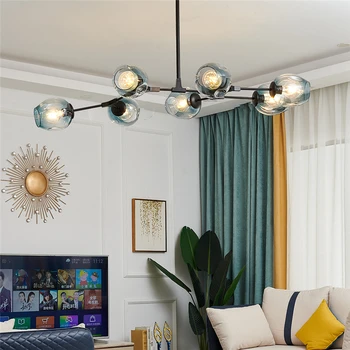 Modern LED Chandelier Lighting Glass Lustre LOFT Dining Bedroom Bedroom Ball Chandeliers Kitchen Fixtures Luminaire Pendant Lamp
Modern LED Chandelier Lighting Glass Lustre LOFT Dining Bedroom Bedroom Ball Chandeliers Kitchen Fixtures Luminaire Pendant Lamp