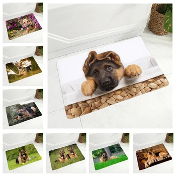 German Shepherd Dog Door Mat Non-Slip Decor Pet Animal Doormat Flannel Carpet Floor Mat for Hallway Children Room 40x60cm Rug
German Shepherd Dog Door Mat Non-Slip Decor Pet Animal Doormat Flannel Carpet Floor Mat for Hallway Children Room 40x60cm Rug