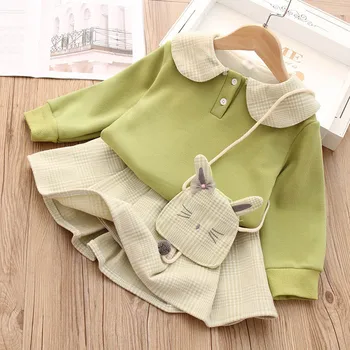 Bear Leader Girls Dress New Winter Kids Princess Dresses Long Sleeve Sweet Girls Party Dress with Bag Children Clothing Vestido 
Bear Leader Girls Dress New Winter Kids Princess Dresses Long Sleeve Sweet Girls Party Dress with Bag Children Clothing Vestido