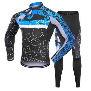 Men Winter Thermal Fleece Cycling Clothing Set Long Sleeve Windproof Cycling Jersey Coat Jacket Gel Padded Pants Trousers
Men Winter Thermal Fleece Cycling Clothing Set Long Sleeve Windproof Cycling Jersey Coat Jacket Gel Padded Pants Trousers