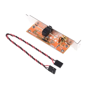 For SPDIF Optical and RCA Out Plate Cable Bracket for PC Motherboard