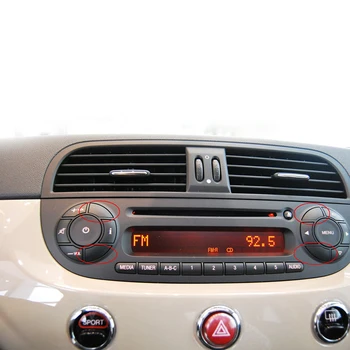 4pcs Mould cover For Fiat 500 Radio From 2008 Onwards Button Point Holes
4pcs Mould cover For Fiat 500 Radio From 2008 Onwards Button Point Holes