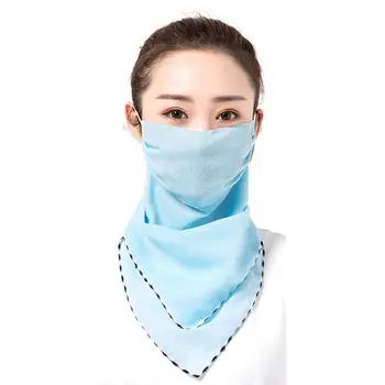Summer Women Face Mask Neck Protection and Face Protection Sun Veil Scarves Chiffon Mounting Ear Adjustable Tightness Mask
Summer Women Face Mask Neck Protection and Face Protection Sun Veil Scarves Chiffon Mounting Ear Adjustable Tightness Mask