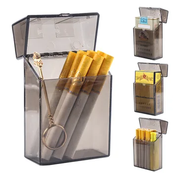 Plastic Black Clear Cigarette Case, Hard Box and Holder with Push Flip Top Closure (For 83mm Cigarettes)
Plastic Black Clear Cigarette Case, Hard Box and Holder with Push Flip Top Closure (For 83mm Cigarettes)