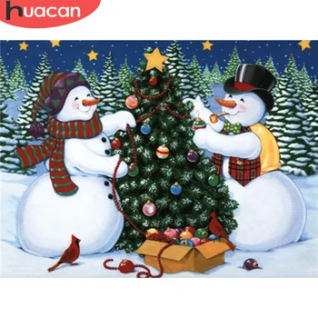 HUACAN Diamond Painting Full Square Christmas Tree 5D Diamond Embroidery Mosaic Cartoon Snowman Kits Art Home Decoration
HUACAN Diamond Painting Full Square Christmas Tree 5D Diamond Embroidery Mosaic Cartoon Snowman Kits Art Home Decoration