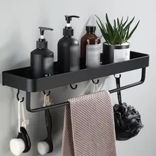 Bathroom Shelf Shower Storage Rack Holder With Towel Rod Shampoo Tray Stand Hollow Ventilated Design Bathroom Racks Hooks Holder
Bathroom Shelf Shower Storage Rack Holder With Towel Rod Shampoo Tray Stand Hollow Ventilated Design Bathroom Racks Hooks Holder