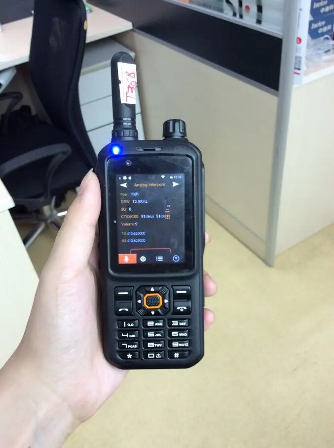 

4G LTE network radio with DMR UHF VHF intercom portable smartphone walkie talkie ptt poc T368 Radio