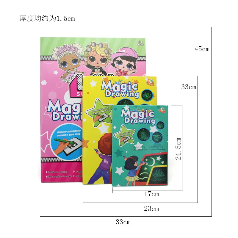 Toy 3D Fluorescent Drawing Board New Style Children Night Light LED Sketchpad Toy Draw with Light Fun
Toy 3D Fluorescent Drawing Board New Style Children Night Light LED Sketchpad Toy Draw with Light Fun