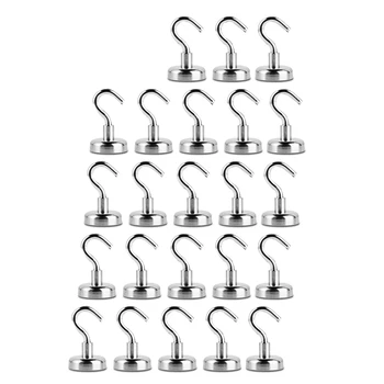 Magnetic Hooks, Strong Neodymium Magnet Hook For Home, Kitchen, Workplace, Office And Garage, Pack Of 28
Magnetic Hooks, Strong Neodymium Magnet Hook For Home, Kitchen, Workplace, Office And Garage, Pack Of 28