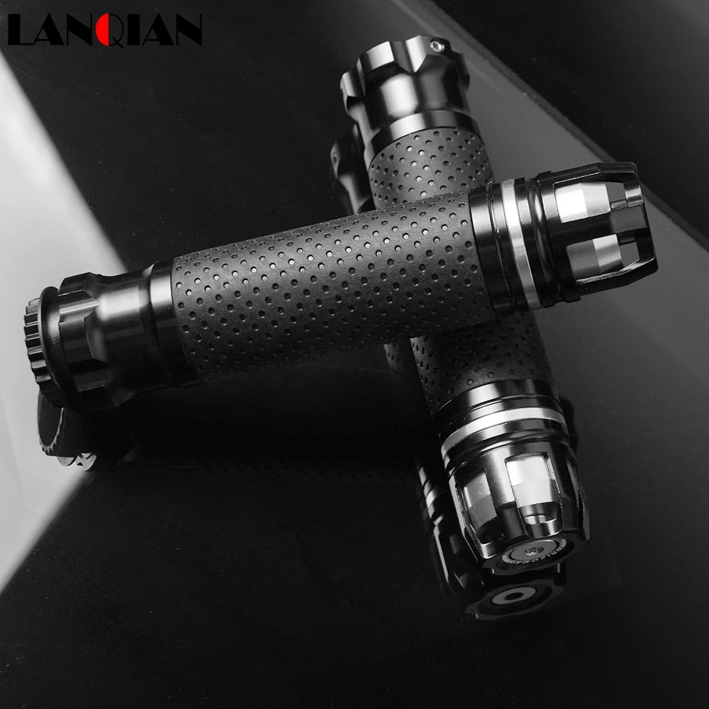 

Universal Motorcycle Accessories Handlebar Grips Cnc 22 25 28 MM For Harley Davidsion Shadow 1100 600 Bandit Aerox Handle Grip