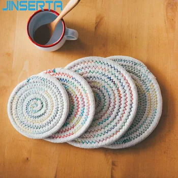 JINSERTA Cotton Insulation Pad Pot Mat Kitchen Household Japanese Style Anti-scalding Coaster Table Round Desktop Decor Mat
JINSERTA Cotton Insulation Pad Pot Mat Kitchen Household Japanese Style Anti-scalding Coaster Table Round Desktop Decor Mat