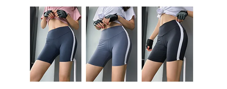 Short de course en plein air pour femme en été, avec lettres en Patchwork, pour le Yoga, Sexy, taille haute, short de sport pour Gym et Fitness, séchage rapide Short de course en plein air pour femme en été, avec lettres en Patchwork, pour le Yoga, Sexy, taille haute, short de sport pour Gym et Fitness, séchage rapide