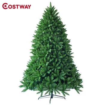 Luxurious 6 Ft Unlit Artificial Christmas Tree with Realistic PVC 1250 Branch Tips Solid Iron Base Office Home Festive Tree
Luxurious 6 Ft Unlit Artificial Christmas Tree with Realistic PVC 1250 Branch Tips Solid Iron Base Office Home Festive Tree