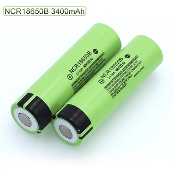 NCR18650B 18650 Battery 3.7V 3400mAh Li-ion Rechargeable Battery for Flashlight Power Bank Power Tools Torch 18650 Batteries
NCR18650B 18650 Battery 3.7V 3400mAh Li-ion Rechargeable Battery for Flashlight Power Bank Power Tools Torch 18650 Batteries