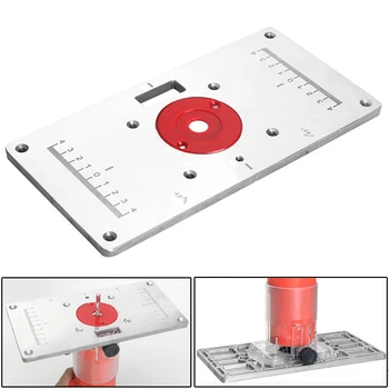 Woodworking Slotting Wood Milling Guide Multifunction Aluminum Router Table Insert Plate Trimming Machine Flip Plate
Woodworking Slotting Wood Milling Guide Multifunction Aluminum Router Table Insert Plate Trimming Machine Flip Plate
