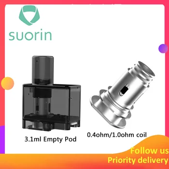 Original Suorin Elite Empty Pod Cartridge 3.1ml Pod Tank fit 0.4ohm/1.0ohm Replacement Coils for Suorin Elite 40W Pod Kit
Original Suorin Elite Empty Pod Cartridge 3.1ml Pod Tank fit 0.4ohm/1.0ohm Replacement Coils for Suorin Elite 40W Pod Kit