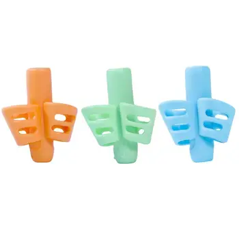 3pcs/set Two-finger Grip Writing Tool Silicone Baby Device Learning Correction Children Pen Writing Stationery P8E1
3pcs/set Two-finger Grip Writing Tool Silicone Baby Device Learning Correction Children Pen Writing Stationery P8E1