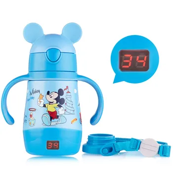 Disney child baby 304 stainless steel 290ml display temperature insulated mug thermos bottle with straw and handle food grade
Disney child baby 304 stainless steel 290ml display temperature insulated mug thermos bottle with straw and handle food grade