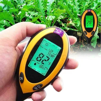 Durable 4In1 LCD Moisture Temperature Sunlight PH Garden Soil Tester Meter Tool Brand New And High Quality 2020
Durable 4In1 LCD Moisture Temperature Sunlight PH Garden Soil Tester Meter Tool Brand New And High Quality 2020