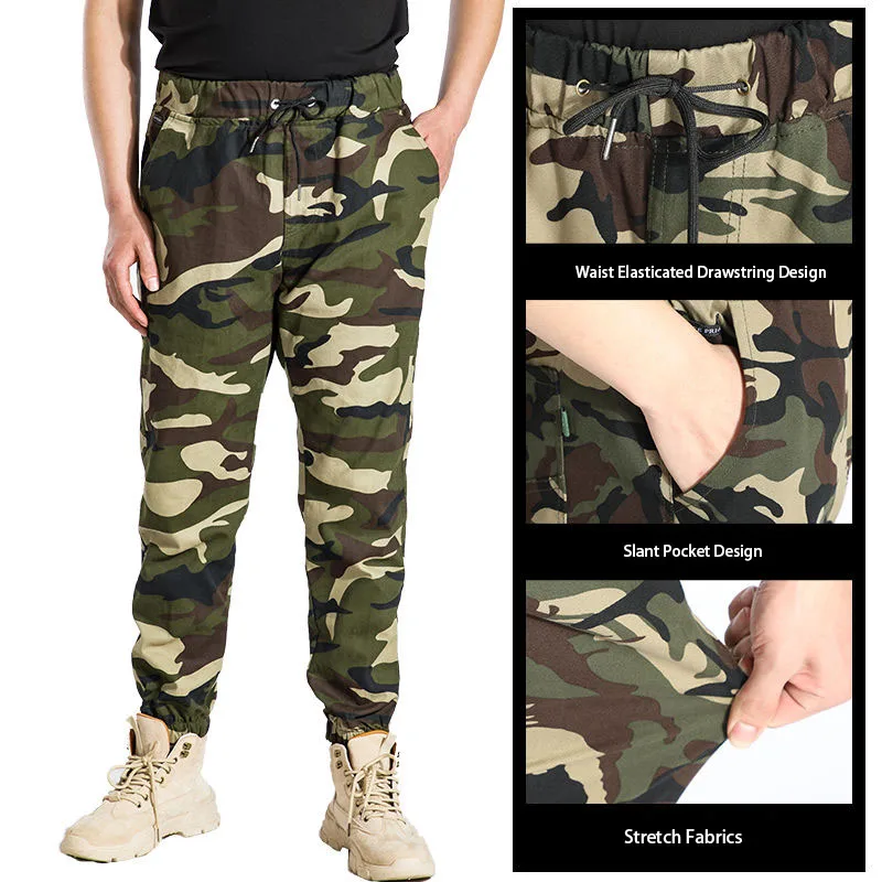 Camouflage Clothing Men Training More Colors Work Wear Adult Clothes Pant (4)