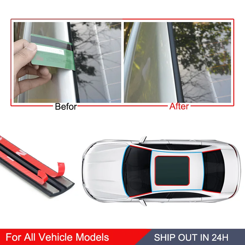 Rubber Car Seal Auto Roof Windshield Sealant Rubber Protector Seal Strip Water-proof Rubber Strip Rainproof Sunroof For Car Seal
Rubber Car Seal Auto Roof Windshield Sealant Rubber Protector Seal Strip Water-proof Rubber Strip Rainproof Sunroof For Car Seal